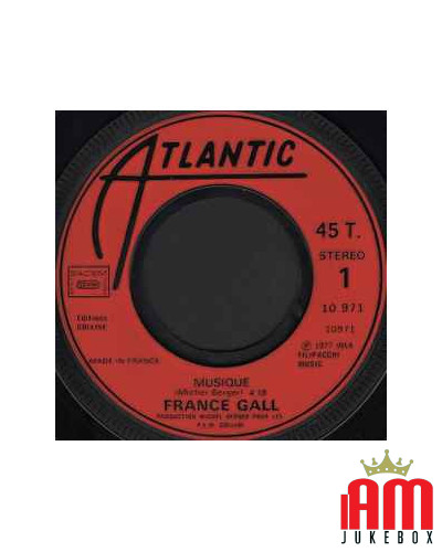 Musique [France Gall] - Vinyl 7", 45 RPM, Single, Stereo [product.brand] 1 - Shop I'm Jukebox 