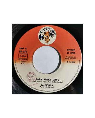 Baby Make Love [La Bionda] - Vinyle 7", 45 RPM, Single [product.brand] 1 - Shop I'm Jukebox 