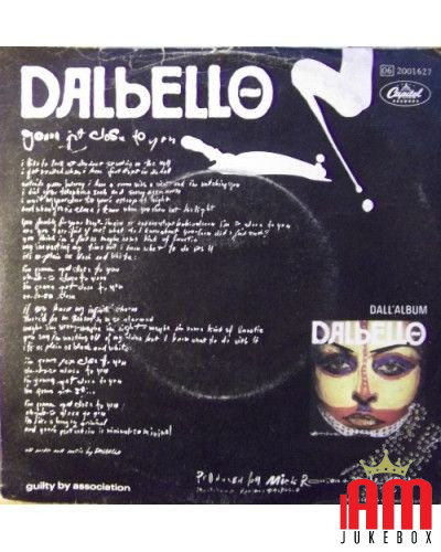 Je vais me rapprocher de toi [Lisa Dal Bello] - Vinyle 7", Single [product.brand] 1 - Shop I'm Jukebox 