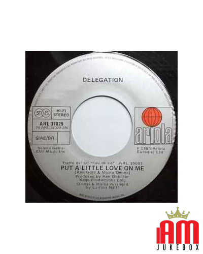 You And I Put A Little Love On Me [Delegation] - Vinyl 7", 45 RPM, Single [product.brand] 1 - Shop I'm Jukebox 