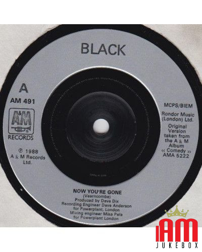 Now You're Gone [Black (2)] – Vinyl 7", 45 RPM, Single [product.brand] 1 - Shop I'm Jukebox 