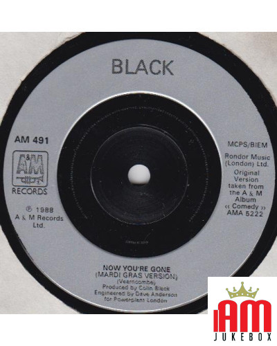 Now You're Gone [Black (2)] - Vinyl 7", 45 RPM, Single [product.brand] 1 - Shop I'm Jukebox 