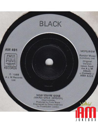 Now You're Gone [Black (2)] - Vinyle 7", 45 tours, Single [product.brand] 1 - Shop I'm Jukebox 