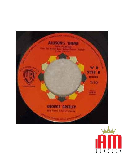 Lucy's Theme   Allison's Theme (From Parrish) [George Greeley] - Vinyl 7", 45 RPM