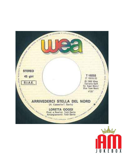 Pieno D'amore [Loretta Goggi] - Vinyl 7", 45 RPM, Stereo [product.brand] 1 - Shop I'm Jukebox 