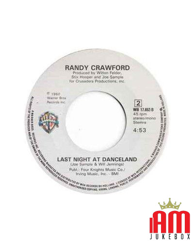 One Day I'll Fly Away [Randy Crawford] - Vinyl 7", 45 RPM, Single