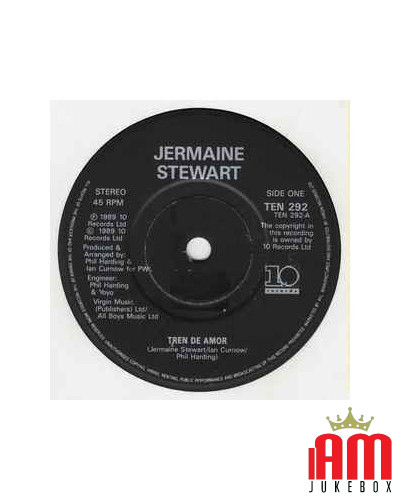 Tren De Amor [Jermaine Stewart] - Vinyl 7", 45 RPM, Single, Stéréo [product.brand] 1 - Shop I'm Jukebox 