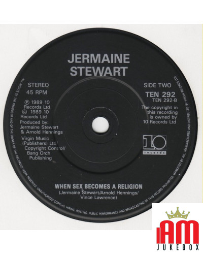 Tren De Amor [Jermaine Stewart] - Vinyl 7", 45 RPM, Single, Stereo [product.brand] 1 - Shop I'm Jukebox 