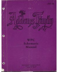 Manuale schematico del flipper della famiglia Addams WPC