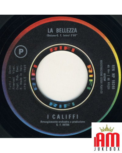 Fogli Di Quaderno [I Califfi] - Vinyl 7", 45 RPM, Single [product.brand] 1 - Shop I'm Jukebox 