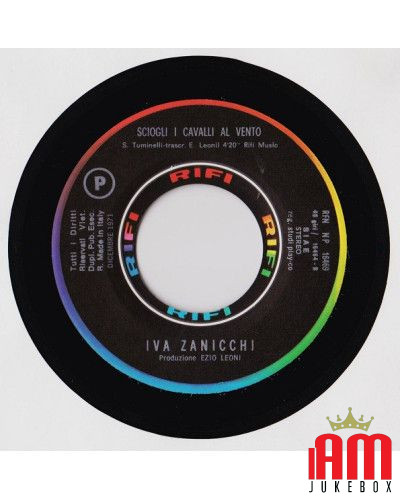 Coraggio E Paura [Iva Zanicchi] - Vinyl 7", 45 RPM, Single