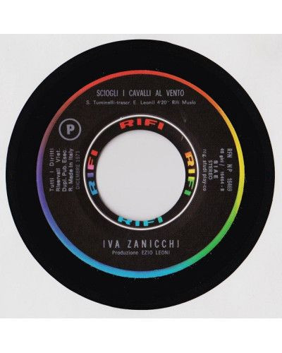 Coraggio E Paura [Iva Zanicchi] - Vinyl 7", 45 RPM, Single