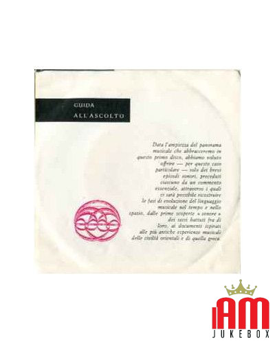 Le Origini [Giorgio Morlacchi] - Vinyl 7", 33 ? RPM