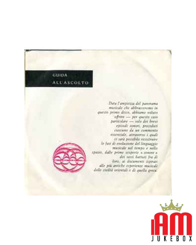 Le Origini [Giorgio Morlacchi] - Vinyl 7", 33 ? RPM [product.brand] 1 - Shop I'm Jukebox 