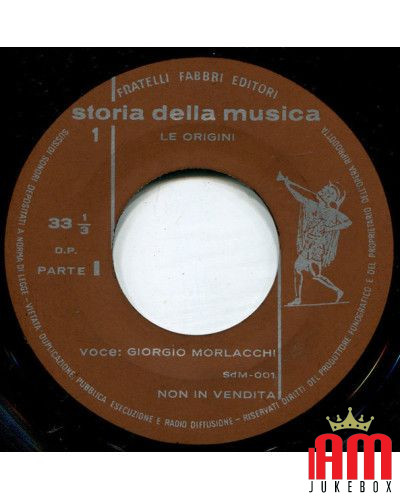 Le Origini [Giorgio Morlacchi] - Vinyl 7", 33 ? RPM