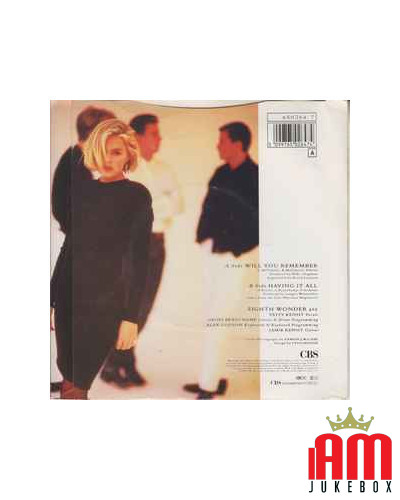 Will You Remember [Eighth Wonder] - Vinyl 7", 45 RPM, Single, Stereo [product.brand] 1 - Shop I'm Jukebox 