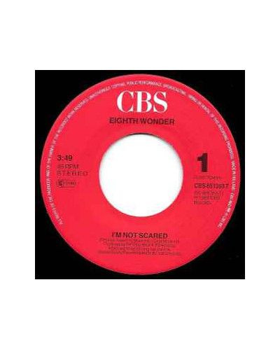 I'm Not Scared [Eighth Wonder] - Vinyl 7", 45 RPM, Single [product.brand] 1 - Shop I'm Jukebox 