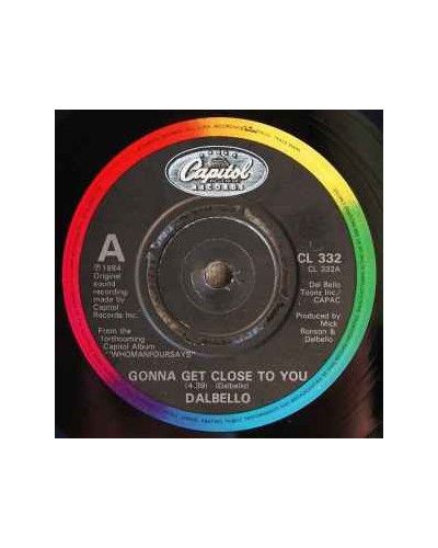 Gonna Get Close To You [Lisa Dal Bello] – Vinyl 7" [product.brand] 1 - Shop I'm Jukebox 