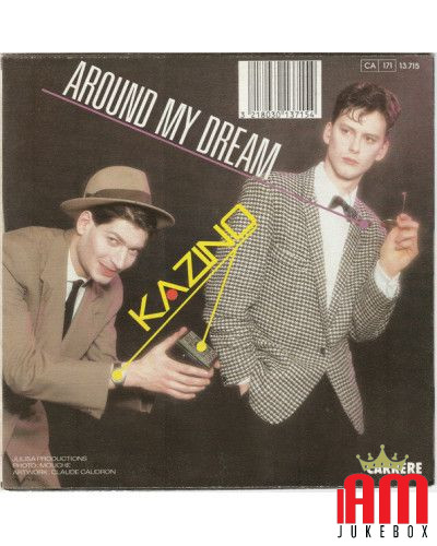 Around My Dream [Kazino] - Vinyl 7", 45 RPM, Single [product.brand] 1 - Shop I'm Jukebox 