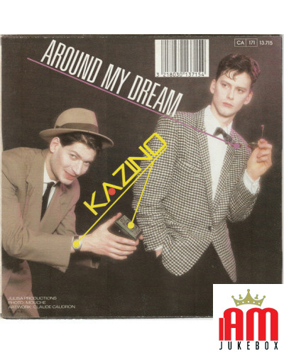 Around My Dream [Kazino] - Vinyl 7", 45 RPM, Single [product.brand] 1 - Shop I'm Jukebox 