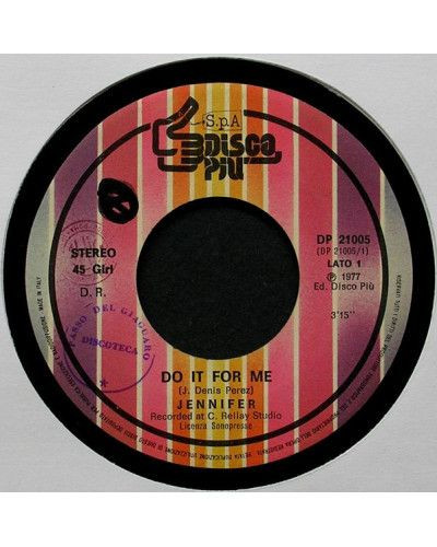 Do It For Me [Jennifer (6)] - Vinyl 7", 45 RPM, Single [product.brand] 1 - Shop I'm Jukebox 