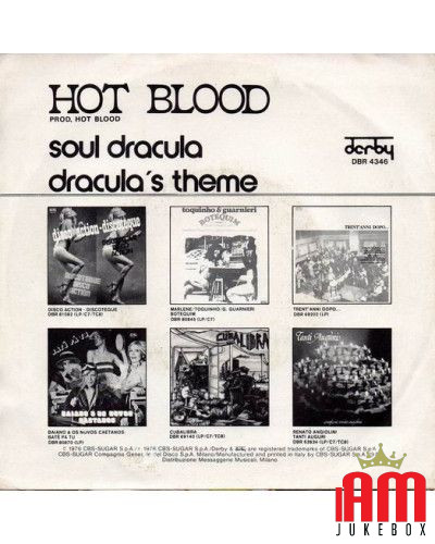 Soul Dracula [Hot Blood] – Vinyl 7", 45 RPM, Single [product.brand] 1 - Shop I'm Jukebox 