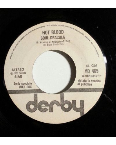 Go Soul Dracula [Ciro Sebastianelli,...] – Vinyl 7", 45 RPM, Jukebox [product.brand] 1 - Shop I'm Jukebox 