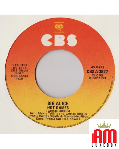 I Miss You (Lost In Pain) [Big Alice] - Vinyl 7", 45 RPM [product.brand] 1 - Shop I'm Jukebox 