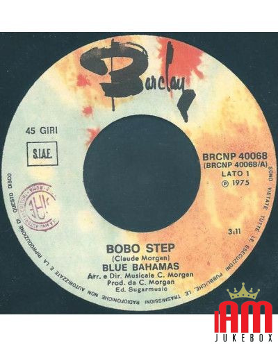 Bobo Step [Blue Bahamas] - Vinyle 7", 45 tours [product.brand] 1 - Shop I'm Jukebox 