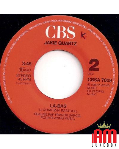 Vivre Ailleurs [Jakie Quartz] - Vinyl 7", 45 RPM, Single, Stereo [product.brand] 1 - Shop I'm Jukebox 