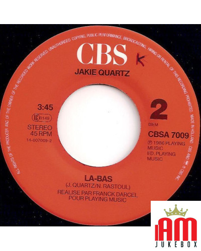 Vivre Ailleurs [Jakie Quartz] - Vinyl 7", 45 RPM, Single, Stereo [product.brand] 1 - Shop I'm Jukebox 