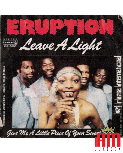 Leave A Light [Eruption (4)] - Vinyl 7", 45 RPM, Stereo [product.brand] 1 - Shop I'm Jukebox 