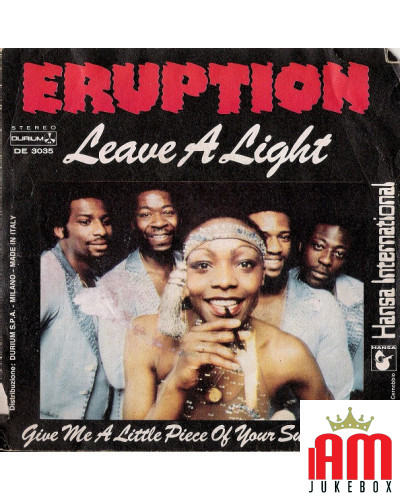 Leave A Light [Eruption (4)] - Vinyl 7", 45 RPM, Stereo [product.brand] 1 - Shop I'm Jukebox 