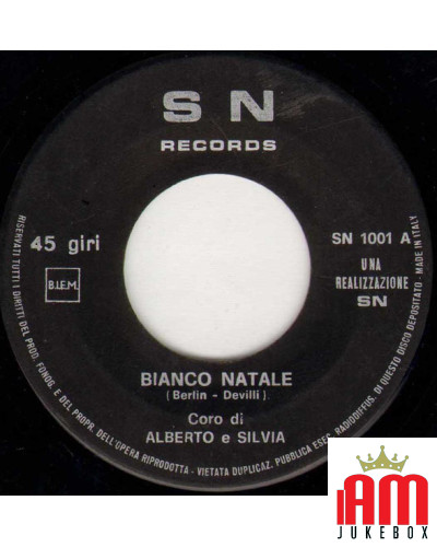 Tu Scendi Dalle Stelle Bianco Natale [Coro di Alberto e Silvia] - Vinyl 7", 45 RPM [product.brand] 1 - Shop I'm Jukebox 