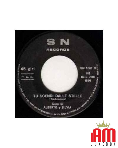 Tu Scendi Dalle Stelle   Bianco Natale [Coro di Alberto e Silvia] - Vinyl 7", 45 RPM