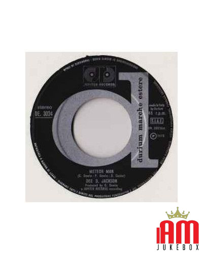 Meteor Man [Dee D. Jackson] - Vinyl 7", 45 RPM, Single, Stereo [product.brand] 1 - Shop I'm Jukebox 