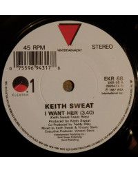 I Want Her [Keith Sweat] - Vinyl 7", 45 RPM, Single, Stereo