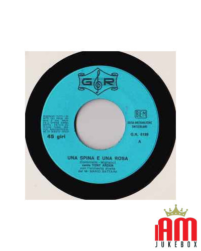 Una Spina E Una Rosa Concerto [Tony Arden] - Vinyl 7", 45 RPM [product.brand] 1 - Shop I'm Jukebox 