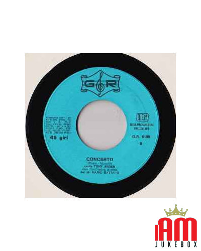 Una Spina E Una Rosa Concerto [Tony Arden] - Vinyl 7", 45 RPM [product.brand] 1 - Shop I'm Jukebox 