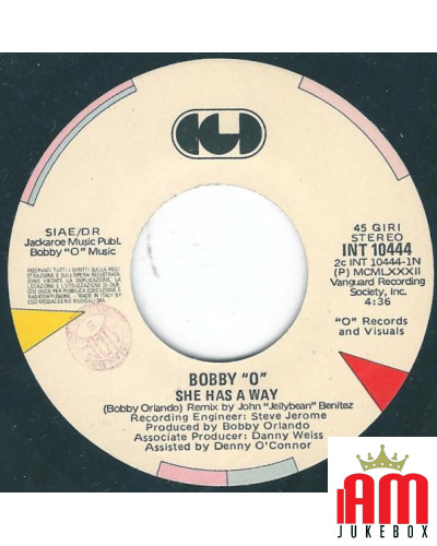 She Has A Way [Bobby Orlando] - Vinyl 7", 45 RPM, Stereo [product.brand] 1 - Shop I'm Jukebox 