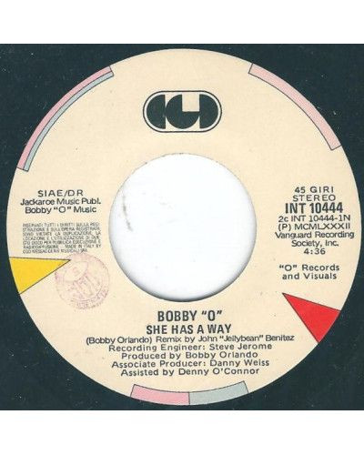 She Has A Way [Bobby Orlando] - Vinyl 7", 45 RPM [product.brand] 1 - Shop I'm Jukebox 