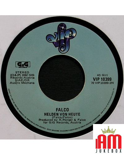 Der Kommissar [Falco] - Vinyl 7", 45 RPM, Single, Stereo [product.brand] 1 - Shop I'm Jukebox 