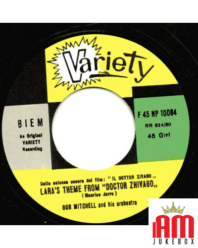 Lara's Theme From "Doctor Zhivago" Oltre La Notte [Bob Mitchell And His Orchestra] - Vinyl 7", 45 RPM [product.brand] 1 - Shop I