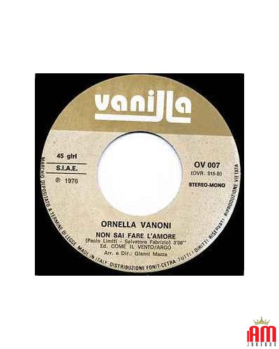 Fili (Feelings) [Ornella Vanoni] - Vinyl 7", 45 RPM, Stereo, Mono