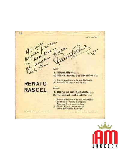 Silent Night [Renato Rascel] - Vinyl 7", 45 RPM, EP, Mono [product.brand] 1 - Shop I'm Jukebox 