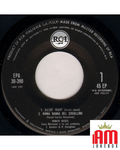 Silent Night [Renato Rascel] - Vinyl 7", 45 RPM, EP, Mono [product.brand] 1 - Shop I'm Jukebox 