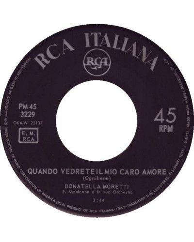 Quando Vedrete Il Mio Caro Amore   Matrimonio D'Interesse [Donatella Moretti] - Vinyl 7", 45 RPM, Mono