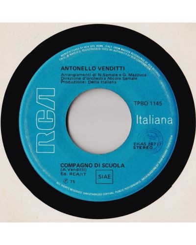 Lilly  [Antonello Venditti] - Vinyl 7", 45 RPM