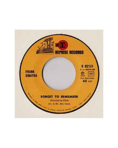 Goin' Out Of My Head   Forget To Remember [Frank Sinatra] - Vinyl 7", 45 RPM