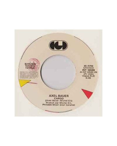 Cargo [Axel Bauer] - Vinyl 7", 45 RPM [product.brand] 1 - Shop I'm Jukebox 